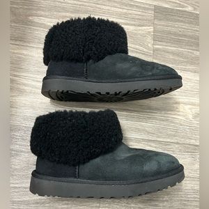 UGG Classic Mini Fluff Ankle Boots